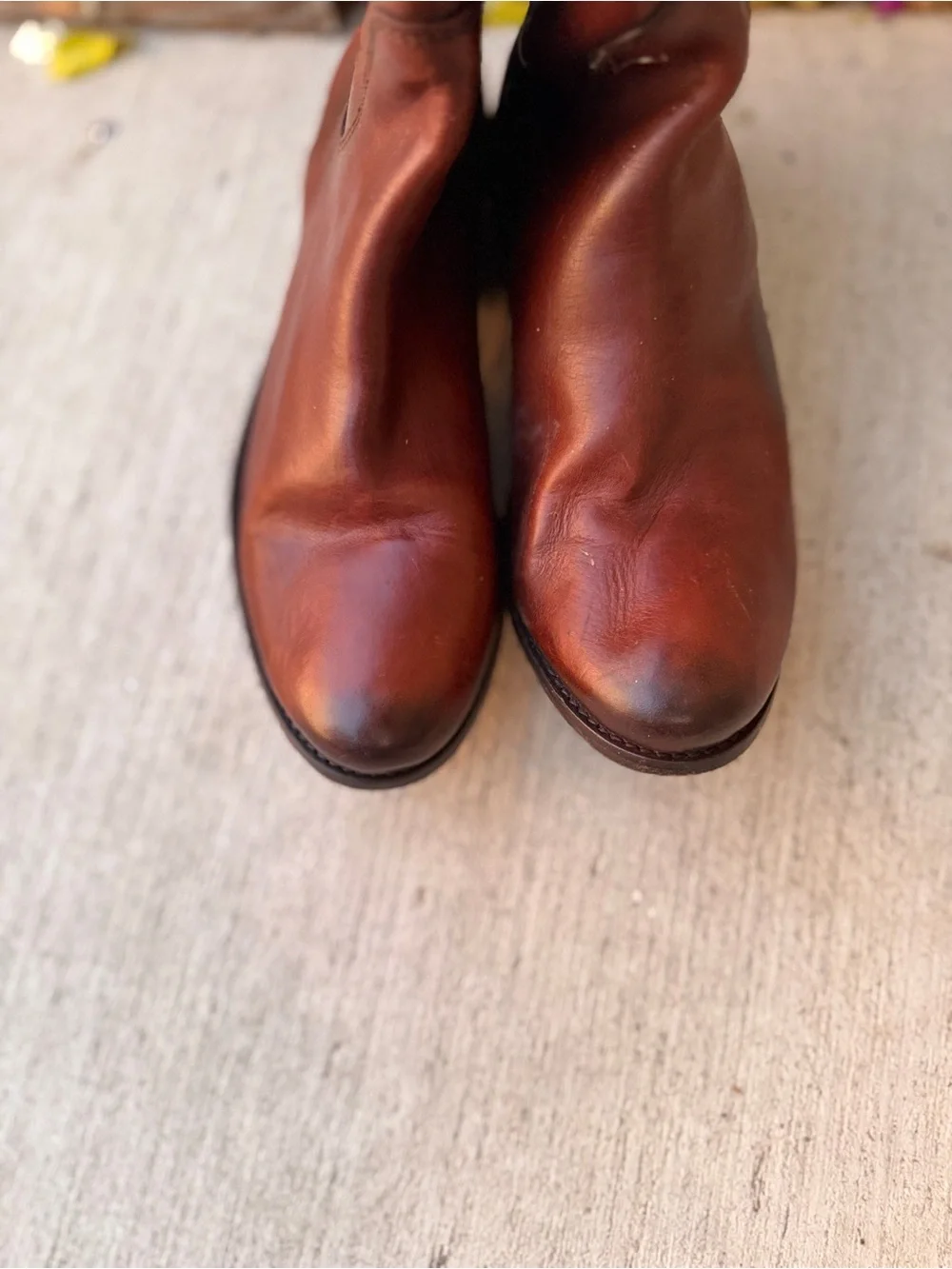 Frye Classic Tall Leather Riding Boots - Brown
